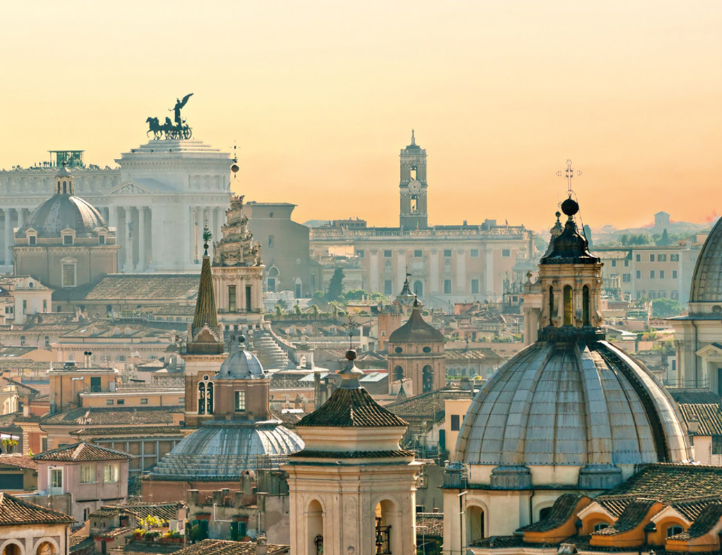 Una vista panoramica di Roma dal punto di vista spectacolare del Gianicolo (ph. Valentina Stefanelli)