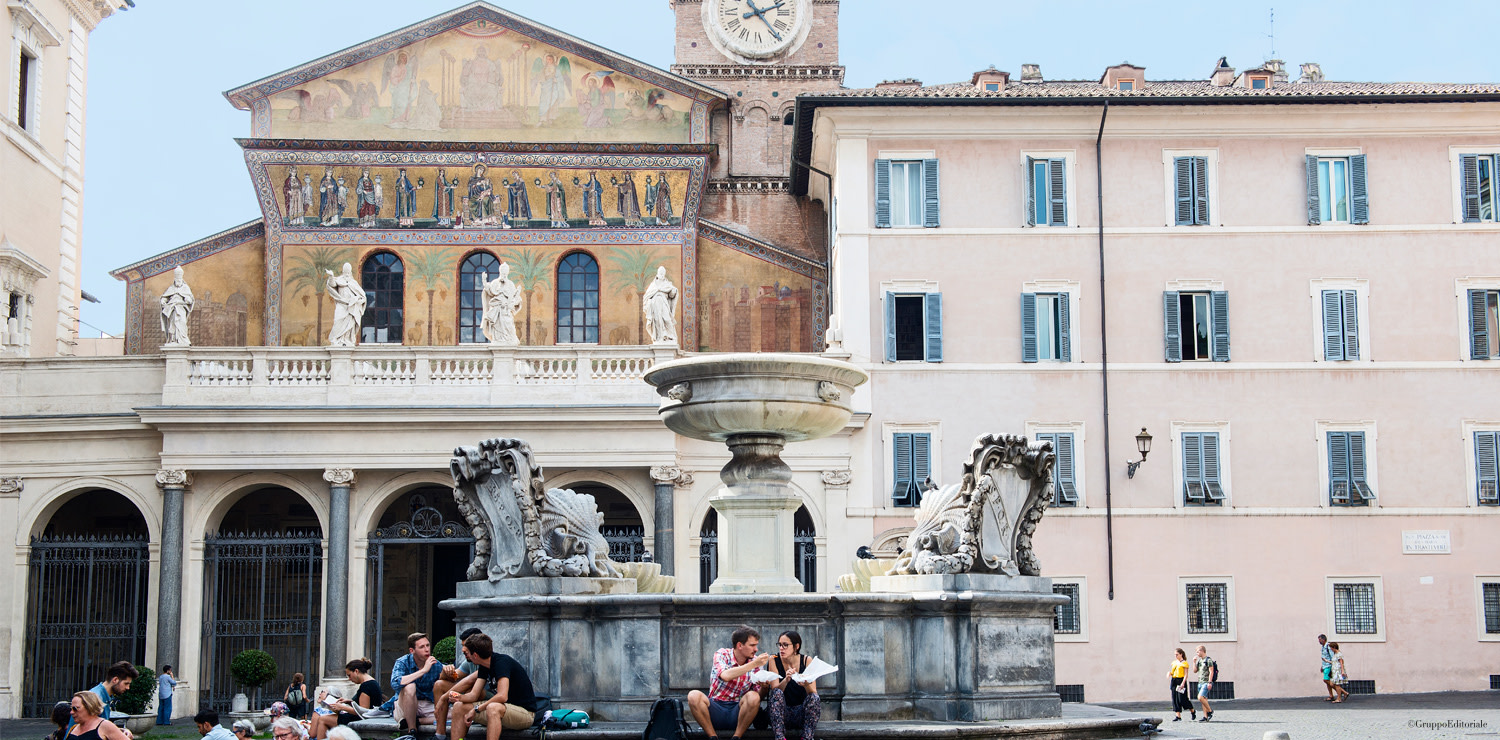 Fountain of Santa Maria in Trastevere