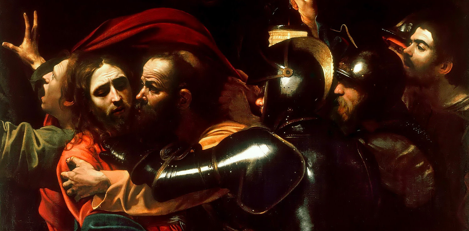 Michelangelo Merisi (known as Caravaggio) La cattura di Cristo (ph. National Gallery of Ireland, Dublin, IrelandPhoto©Fine Art Images/Bridgeman Images)