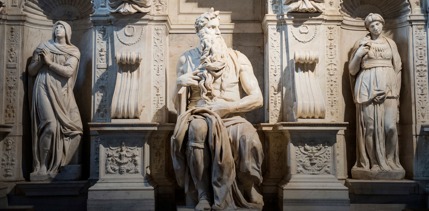 Il Mosè è la scultura conservata nella Basilica di San Pietro in Vincoli