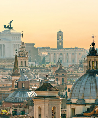 Una vista panoramica di Roma dal punto di vista spectacolare del Gianicolo (ph. Valentina Stefanelli)
