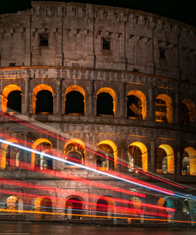 The nocturnal magic of Colosseo 
