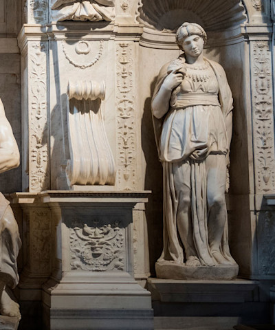 Moses is the sculpture housed in the Basilica of San Pietro in Vincoli